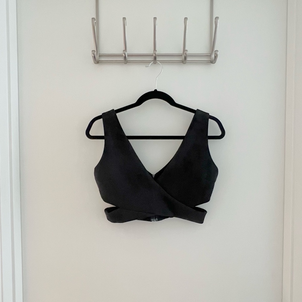 BCBGMaxAzria Black Crop Top